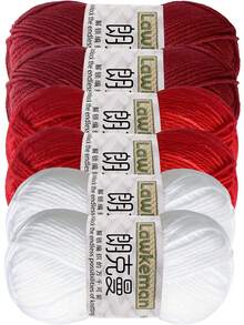 6pcs/300g Medium Soft Yarn, Suitable For Crochet Projects, Can Be Used For DIY Crochet Bags, Crafts, Decorations, Holiday Gifts, A Wonderful Commemorative Gift For Family And Friends - Multiple Styles - View 11