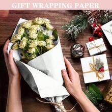 15"X 20"Kraft Paper Sheets Bulk White Paper, Large Craft Paper For Arts, Drawing, DIY Projects, White Wrapping For Gift Shipping Packaging 200 Sheets - 白色200P15X20英寸 - 查看 6