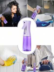 2/5/6/12件套男女通用美发造型梳套装（新款升级卷发造型梳、9排尼龙气垫造型梳、蓬松梳、尖尾梳、边缘梳、喷雾瓶、4个鳄鱼夹、花朵发夹、美发造型梳套装） - 彩色 - 查看 8