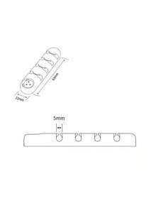 1pc Cable Management Organizer, Desktop Cable Winder, Earphone Cable Tidy Tool - Multicolor - View 9