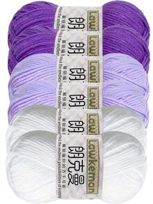 6pcs/300g Medium Soft Yarn, Suitable For Crochet Projects, Can Be Used For DIY Crochet Bags, Crafts, Decorations, Holiday Gifts, A Wonderful Commemorative Gift For Family And Friends - Multiple Styles - View 21