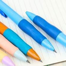 1支笔：握笔姿势正确，用力按压即可。这款专为学生练习书法和绘画而设计的免削铅笔，笔芯可替换为普通铅笔芯。 - 彩色 - 查看 3