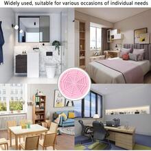 4PCS Silicone Car Coasters, Unique Spider Web Non - Slip Car Cup Holder Coaster Car Interior Accessories, Universal 2.75 Inch Car Drink Coaster Women Men (Pink) - A - 查看 3