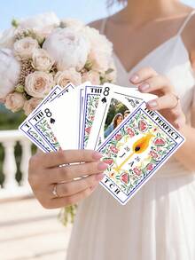 Custom Photo Playing Cards,Customize Photo And Text,Personalized Playing Cards With Your Design,Custom Printed Card Deck,Wedding Playing Cards,Unique Gift,Wedding Anniversary Engagement Gift For Couples,Valentines - Multicolor - View 2