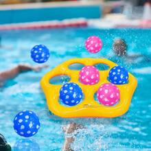 1 Set Inflatable Game & Pool Toys, Adult Family Inflatable Water Yard Game - Floating Swimming Pool Game & Outdoor Backyard Activity Set - Hexagonal Water Toys - View 8