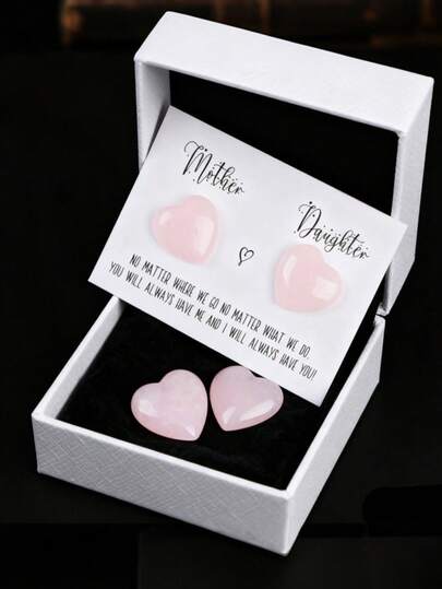 Bộ 15 tấm/5 bộ thiệp ôm mẹ và con gái, thiệp acrylic hình trái tim thể hiện tình cảm yêu thương, thích hợp làm quà tặng sinh nhật, Ngày của Mẹ và các dịp đặc biệt khác, món quà cảm động, thiết kế hình trái tim, đồ sưu tầm thanh lịch, chất liệu cao cấp, quà tặng ý nghĩa, quà tặng Ngày của Mẹ.