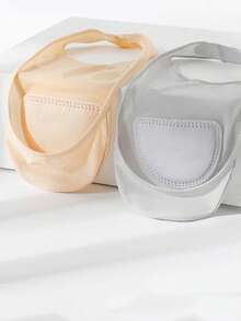 1/5/10 Women's Half Palm Comfortable Hollow Invisible Strap Socks Ice Silk Summer Thin Breathable - Multicolor - View 4