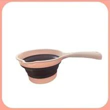 Foldable Plastic Long Handle Water Scoop, Thickened Household Kitchen Watering Ladle, Hanging Flower Watering Dipper - View 5