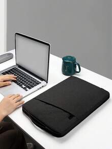 1pc Laptop Sleeve, Protective Case, Lightweight Minimalist Inner Bag For Business - View 5