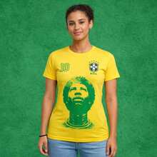 Djavan Brazil 2026 World Cup MPB T-Shirt They Say Love Attracts Fast Shipping - Yellow - View 5