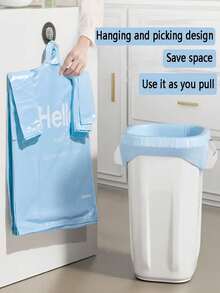 加厚垃圾袋 - 防漏、防撕裂、耐用聚乙烯材质，多用途，适用于厨房、浴室、客厅，可用作家用垃圾袋、厨房垃圾处理袋，防漏设计，结构坚固 - 多色 - 查看 7