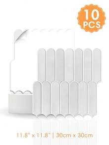 1/10/20 miếng dán tường tự dính hình vảy cá bằng PVC, decal trang trí tường, kích thước 30 x 30 cm, decal dán tường chống thấm nước cho phòng tắm, tấm trang trí tường phòng khách, trang trí nhà cửa đơn giản tự làm, trang trí nội thất. - A - Xem 17