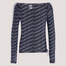 Adidas Women's DCE MESH LS TEE Long Sleeve T-Shirt Knitted Collarless TKS5308 - Black - View 3