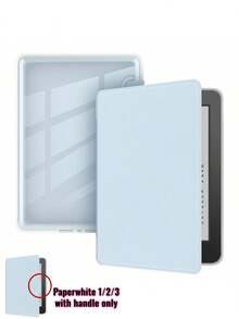 Apple Kindle Paperwhite Super Clear Acrylic Protective Case, TPU Soft Cushion Protection, Auto Wake/Sleep - Baby Blue - View 2