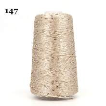 50g Shiny Sequin Crochet Knitting Yarn, DIY Sweater, Bag, Hat Handicraft Materials - Multicolor - View 29