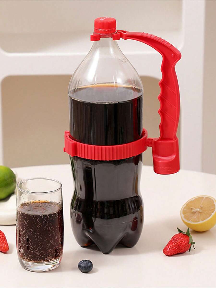 1 tay cầm có thể điều chỉnh, chống trượt, thích hợp cho các chai nước ngọt lớn, nước ép táo và nhiều loại đồ uống khác. - Nhiều màu - Xem 1