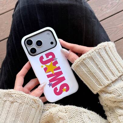 GIIPPA 1pc Red Striped Print Design Phone 17 Pro Max Case, Suitable For Phone 16 Pro Max, 15 Pro Max, 14 Pro Max, Korean Stylish & Interesting Phone Case, Compatible With 11/12/13/14/15/16 Pro Max Plus, Elegant Design For Both Men And Women, Ideal Gift For Christmas, Valentine's Day, Easter, Wedding Season And Birthday For Girlfriend