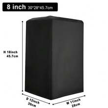 1pc Waterproof Polyester Powered Speaker Dust Protection Cover 210D Oxford Cloth UV-Protected Upright Speaker Equipment Cover Cloth Bag Protective Audio Fabric Cover - Multicolor - View 13