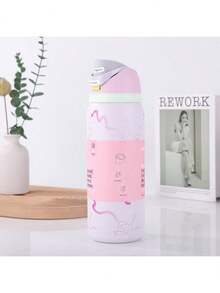 32oz Bestselling Stainless Steel Insulated Tumbler, Large Capacity Portable Handheld Sports Water Bottle, Multiple Colors Available - Multicolor - View 3
