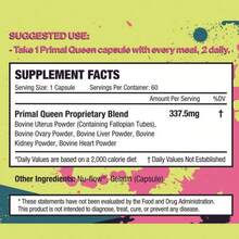 PRIMALQUEEN Beef Organs Supplement | Female-Focused Formula For Hormone, Energy & Overall Wellness | Dietary Supplement - 1 - 查看 5