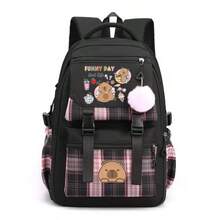 Capybara Cute Anti-Tumbling Backpack School Backpack Teen Backpack Laptop Backpack With Pom Pom Backpack Travel Backpack Casual, Back To School Gift Cute Cartoon Backpack - Lightweight With Adjustable Straps -Student Backpack Backpack School Bag,Back To School Supplies School Essentials Stationery Supplies Backpack - Multicolor - View 14