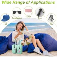 Keychain Hook Charms 4Pcs Key Holder, Insert Clip, Carabiner Accessories Compatible With Bogg Bags, Beach Bags, Tote Bag, Organizer For Women, Kids, Travel Use - C - 查看 4