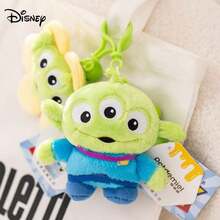 Disney 迪士尼正版毛绒玩具钥匙扣，史迪奇吊坠，儿童毛绒玩具，背包装饰，生日礼物，纪念品，家居装饰 - 綠色 - 查看 3