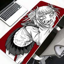 Tấm lót chuột chơi game hình cô gái anime cỡ lớn, thảm bảo vệ bàn làm việc thẩm mỹ, tấm lót chuột bằng cao su có thể giặt được, chống trượt, nhiều kích cỡ, phù hợp cho gia đình và văn phòng, món quà tuyệt vời cho gia đình và bạn bè. - Xem 9