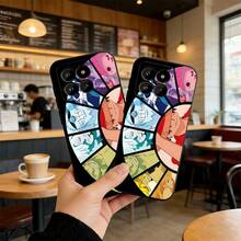 Soft Casing For Cartoon Silicone Sofcase Kasing Cool And Unique/  Characters/ Anime Elements/ Phone Cases Suitable For IPhone 11, 11Pro, 11ProMax, 12, 12Pro, 12ProMax, 13, 13Pro, 13ProMax, 14, 14Pro, 14ProMax, 14Plus, 15, 15Pro, 15ProMax, 15Plus, 16, 16Pro, 16ProMax, 16E, 16Plus, 17, 17Pro, 17ProMax, IPhoneAir  Galaxy S20,S20Plus,S20Ultra,S21,S21Plus,S21Ultra,S22,S22Ultra,A34,A15 4G/5G,A05,A54 5GA04E/M04,A05S - 黑色 - 查看 5