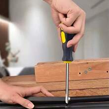 加长型螺丝刀套装，包含一字螺丝刀、磁性螺丝刀和扁头螺丝刀，方便家庭维修和玩具组装。 - 螺絲起子 - 查看 4