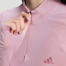 Adidas 女士 SFL LS TEE 长袖针织无领T恤 TKH2641 - 粉色 - 查看 4
