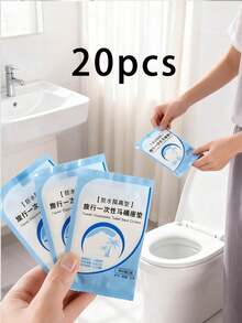 Disposable Travel Toilet Seat Cover, Portable Waterproof Toilet Mat, Business Travel Necessity, Bathroom Decor, Summer - B - View 14