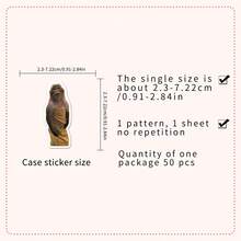 50 PCs Handmade Funny Cute Crazy Monkey Waterproof Stickers DIY For Phones Laptop Skateboard Creative Graffiti Car Motor Sticker - Single Piece - View 2