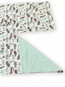 1pc Baby Carrier Cover, Cartoon Print, Sun Shade, Safety Seat Cover - Multicolor - View 5