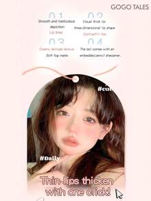 GOGO TALES Lip Liner Pencil, Natural Nude Matte Waterproof Shaping Plumping Lips, Velvet Matte Texture, Precise Outline, Long-Lasting Non-Bleeding, Suitable For Beginners GOGOTALES - G03 JULY PEACH - View 3