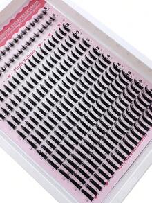 238pcs Anime Style Spiky Bottom Lash Clusters, 6-18mm Length Cluster Individual False Eyelashes, DD/D Curl Fairy Individual Cluster False Lashes Set, Natural Look False Eyelashes - DD - View 9
