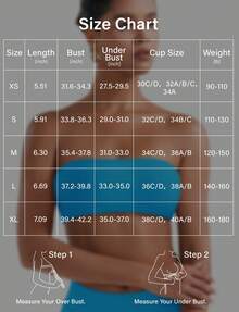 VOYJOY Impact Backless Bandeau Bra Workout Strapless Bandeau Basic Tank Top Adjustable - 冰川藍 - 查看 4
