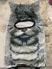 All-Season Protective Animal Pattern Face Mask, 3D Digital Printing Windproof Ski Mask For Outdoor Activities - Multicolor - View 7