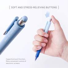 languo 6PCS Stylus Gel Pens With 6 Refills, 0.5mm Smooth Writing Touch Screen Pens For Journaling, School Supplies - 6+6 Combination Set - View 4