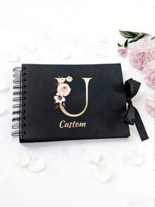 60 Page (30 Sheets) Personalized Photo Album/Scrapbook, Suitable For Wedding Guest Book, Anniversary, Family DIY Photo Album, And Craft/Mother's Day Gift (Small Size 8.3*5.7 Inches) - Multicolor - View 33