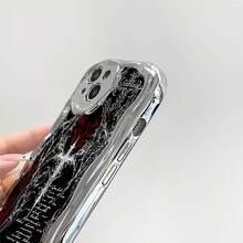 Gothic Cross And Dark Art. This Stylish Phone Case Is Compatible With Samsung, Apple, , , , Transsion, ,  And Honor. Made Of TPU Silicone, It Offers Shock And Drop Protection And A Superior Feel. It's An Ideal Gift For Family, Friends, And Loved Ones, And A Perfect Choice For Valentines Day And Year's Gift. - 銀色 - 查看 6