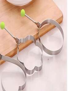 Thickened Stainless Steel Egg Frying Mold Heart-Shaped Egg Mold Creative Egg Ring Fried Egg Poached Egg Mold - Multicolor - View 4
