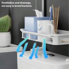 Organizador de baño para pared tres niveles - B - Ver 3
