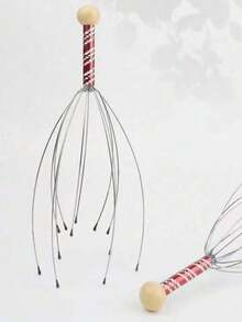 1/2pcs 12-Claw Head Massager, Head Scratch Scalp Massager, Scalp Massage Relaxation Scratcher, Head Massage Hair Stimulation And Body Stress Relief - Multicolor - View 4