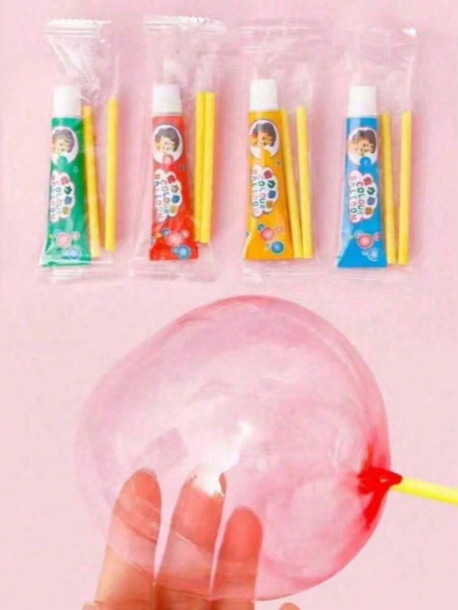 5 Buah Bola Gelembung Warna-warni, Permainan Meniup Gelembung yang Nostalgia, Cocok untuk Pesta Ulang Tahun, Hari Valentine, Hadiah Ulang Tahun, Mainan Meniup Gelembung (Warna Acak) - Hadiah Paskah Sbr - MultiWarna - View 1