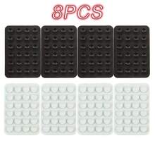 8 Peças Conjunto de Ventosa de Silicone Estilo Ventosa, Suporte Multifuncional para Telefone e Tablet, Compatibilidade Universal, Liberação Fácil, Suporte Adesivo Reutilizável, Acessórios de Telefone, Presente para Amigos, Presente de Festival, Presente de Páscoa, Presente de Primavera - Multicolorido - Visão 12