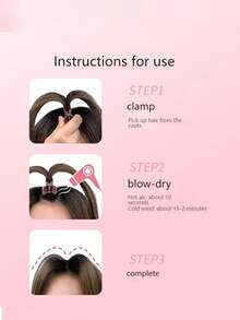 Styling Tool To Add Natural Volume To The Roots; Essential For Bangs Styling; Manual Curling Iron Can Increase Volume And Styling; High-Top Hair Clips; Makeup Styling Clips; Bangs Clips; Seamless Duck-Mouth Hair Clips. - Multicolor - View 4