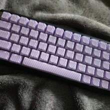 136 Keys Full Set Purple Wave Keycaps, Suitable For Mechanical Keyboard And Magnetic Axis Keyboard DIY - View 6