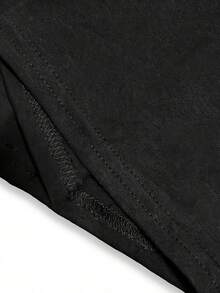 Camiseta 220g 100% Algodón - Negro - Ver 4