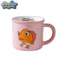 SpongeBob SquarePants 海绵宝宝全新官方小丑鱼马克杯系列，杯子，马克杯，牛奶杯，咖啡杯，耐高温陶瓷，海绵宝宝IP图案，多种颜色可选，节日礼物，家庭聚会用品，乔迁礼物，宿舍杯，抹茶碗 - 彩色 - 查看 11